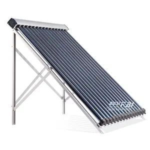 European style evacuated solar collector, heat pipe solar thermal collector (30 tubes)