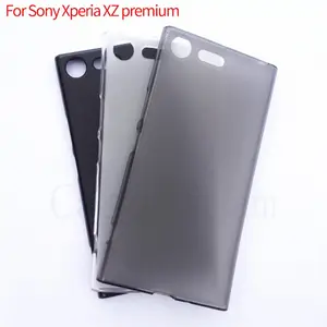 制造商批发索尼Xperia XZ高级黑色哑光TPU外壳软磨砂后盖硅胶手机外壳