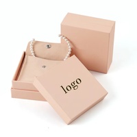 Coffrets cadeaux de rangement en papier pour bijoux personnalisés de luxe emballage de bague de collier avec logo