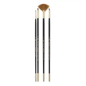 BOMEGA Handmade Red Sable Brushes Set