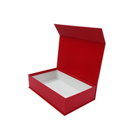 Boîte cadeau en papier rigide laminé magnétique à rabat unique pliable, boîte en papier colorée pour fleurs fraîches, vente en gros