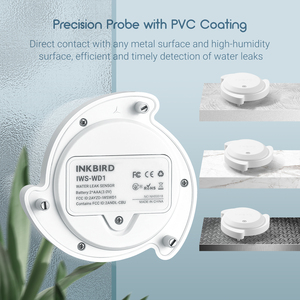 INKBIRD-Sensor de agua IP67, detector de fugas de agua, alarma doméstica - Product Image 3