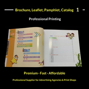Brochure promotionnelle, dépliant 70 % format page, impression offset personnalisable 4+2 couleurs, fabriqué en Chine, catalogue d'entreprise, affiche, <span class=keywords><strong>album</strong></span> photo - Product Image 2