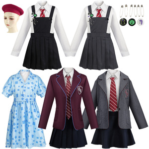 Ensemble de costumes de cosplay Matilda pour enfants de 8 à 13 ans, tenue de jeu de rôle anime printemps 2023 avec étiquette en tissu - Product Image 1