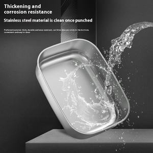 Portátil Grande 304 Aço Inoxidável Gato Litter Box Home Pet <span class=keywords><strong>Rabbit</strong></span> Bandeja para Kitties - Product Image 1