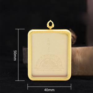 Bijoux religieux orientaux-Pendentif amulette Thangka avec <span class=keywords><strong>dragon</strong></span> et cinq seigneurs pour les croyants bouddhistes - Product Image 3