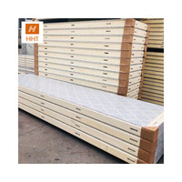 Panneaux sandwich en polyuréthane PU/PIR de 50 mm, 75 mm, 100 mm, 120 mm, 150 mm, 200 mm pour toiture, isolation des murs, chambre froide, congélateur