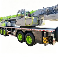 Grue de chantier SANY50T d'occasion certifiée, à faible consommation de carburant, avec moteur, pompe, commande de flèche et télécommande