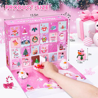 Canards en caoutchouc de Noël calendrier de l'avent 24 jours calendrier de compte à rebours de Noël Jeep canards faveurs jouets pour cadeaux de Noël