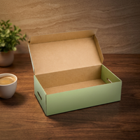 Boîtes d'expédition en carton ondulé écologiques vertes pour l'emballage alimentaire de produits frais et de cadeaux fruitiers