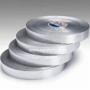 暖通空调冰箱遮蔽用优质形状自粘耐热纯铝箔胶带水活化热熔 - Product Image 5