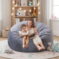 Canapé géant en forme de pouf compressé, fauteuil paresseux pour adulte, chaise longue d'extérieur, pouf, divano pour salon familial – Approvisionnement direct usine