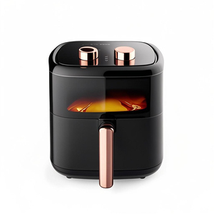 Four à frire à air électrique multifonction moderne, grille-pain, protection contre la surchauffe, contrôle numérique, plastique, sans fumée, pour la maison, le garage - Product Image 1