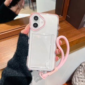 Đầy màu sắc chủ thẻ Wallet <span class=keywords><strong>Pocket</strong></span> điện thoại di động bìa cho Iphone 13 14 16 15 Pro thẻ Túi điện thoại Trường hợp với Chuỗi vòng cổ - Product Image 2