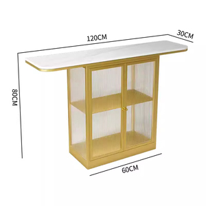 Armoire de rangement murale en <span class=keywords><strong>fer</strong></span> <span class=keywords><strong>forgé</strong></span>, style minimaliste moderne, pour les couloirs d'hôtel, les entrées latérales, design métallique décoratif - Product Image 6