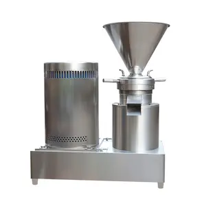 Wet Chili Sauce Making Colloid Mill Commercial Small Type Hazelnut Paste Red Chilli Grinding Machine