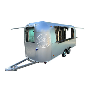 Camion de restauration pour camping, BBQ, burgers, remorque alimentaire personnalisable, remorque OEM de haute qualité, matériau en aluminium anodisé - Product Image 5
