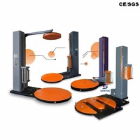 Enrouleur de palettes horizontal portable, robuste, antidérapant, étanche et durable pour cartons, bouteilles et films PE