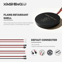 Interrupteur à capteur de frappe pour miroir intelligent XINSHENGLU |   Matériau en cuivre |   Certifié CE |   DC12V 5A 60W |   Classement IP21 |   Portée de détection de 1 à 6 mm |