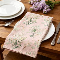 Tissu Écologique en Lin (55%) et Coton (45%) Léger et Résistant pour Serviettes et Housses de Coussin - Vente Flash