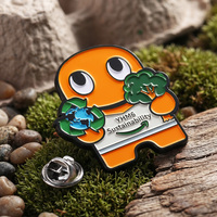 Spille Personalizzate in Metallo con Logo, in Lega di Zinco, Simpatici Personaggi 3D dei Cartoni Animati, Spilla Smaltata Personalizzata per Promozione del Brand e Regalo Souvenir