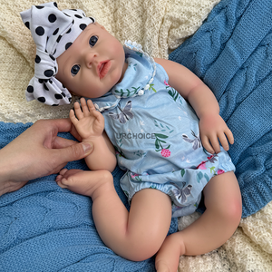 ตุ๊กตาซิลิโคนรีบอร์น URCHOICE สำหรับเด็กแรกเกิด ผู้หญิง ของขวัญคริสต์มาส ขนาด 20 นิ้ว แบบเต็มตัว นุ่ม ยืดหยุ่น ซักล้างได้ พร้อมระบบดื่มน้ำและระบบฉี่ - Product Image 5