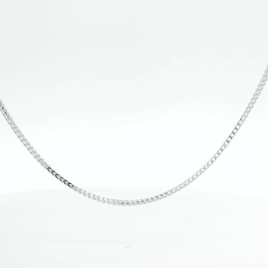 Radiant Dense Fishbone White Pt950 Reflective Necklet With Tight <b>Interlocked</b> Links For Formal Occasion Unisex Platinum Wear - Product Image 6