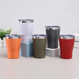 Adorable 12oz Kids Insulated Stainless Steel Tumbler with Waist Shaping Design for Milk <b>Coffee</b> and Travel Perfect Mini Cup Mug - Product Image 3