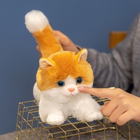Simulation de chat en peluche Ragdoll Siamois Birman British Shorthair Chat Américain Exotique Shorthair Persan Animal en peluche Poupée Enfants