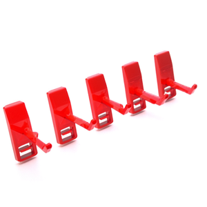 Pan Cheng Perforated Board <b>Hooks</b> ABS <b>Plastic</b> Small Single <b>Hook</b> 5 Pack Display Rack <b>Hook</b> - Product Image 2