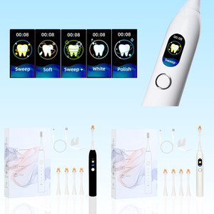 Nouveaux appareils de beauté et de soins personnels OEM ODM, <span class=keywords><strong>brosse</strong></span> à dents vibrante ultrasonique de voyage, écran LCD, <span class=keywords><strong>brosse</strong></span> à dents électrique - Product Image 2