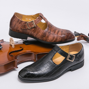 Nuevas Ideas <span class=keywords><strong>de</strong></span> Productos: Zapatos <span class=keywords><strong>de</strong></span> <span class=keywords><strong>Vestir</strong></span> Casuales <span class=keywords><strong>de</strong></span> Piel Sintética Estilo Italiano para <span class=keywords><strong>Hombre</strong></span>, <span class=keywords><strong>Sandalias</strong></span> Planas <span class=keywords><strong>de</strong></span> Moda para <span class=keywords><strong>Hombre</strong></span> para Exteriores - Product Image 3