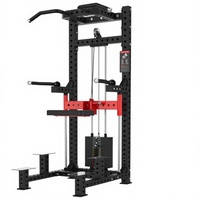 Barres parallèles assistées en acier, barre horizontale, machine à dips universelle, équipement de musculation commercial pour salle de sport