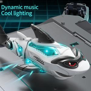 Jouets pour enfants à piles électrique universel roue queue secouer <span class=keywords><strong>Robot</strong></span> <span class=keywords><strong>requin</strong></span> <span class=keywords><strong>jouet</strong></span> avec éclairage musique - Product Image 4