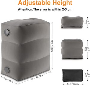 ชุดพักขาพกพาแบบพองลม น้ำหนักเบา สะดวกต่อการจัดเก็บและการขนส่ง - Product Image 2