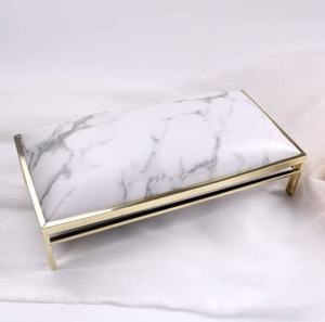 Almohada de Mano Premium Cómoda de Mármol Blanco Personalizada para Uñas con Tapete, Almohada de Mano para Arte de Uñas - Product Image 1