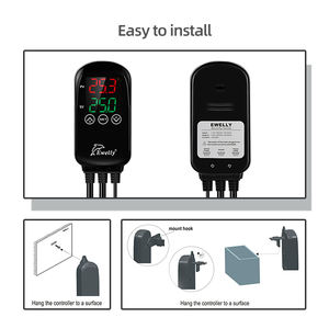 Ewelly EW-711 पक के लिए डिजिटल तापमान नियंत्रक थर्मोस्टेट ऊष्मायन साँप ताप और ठंडा - Product Image 5