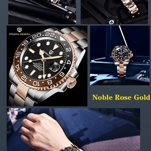 PAGANI DESIGN 1662 New Men Mechanical <b>Watches</b> Top Brand Sapphire Glass GMT <b>Watches</b> 100M Waterproof Automatic <b>Watch</b> for Men - Product Image 3
