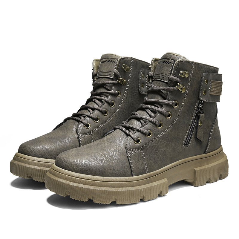 New high-top Martin boots fashionable street shoes British casual outdoor boots for men