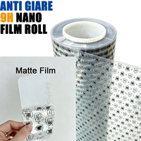 Film en verre hybride 9H Nano Mat en PET, diverses tailles personnalisées, anti-reflet, anti-empreintes digitales