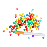 Capsules filtrantes de qualité supérieure à libération avancée, saveur mentholée biologique, billes sucrées, conçues avec précision, de qualité alimentaire
