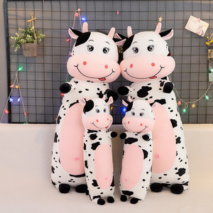 Peluche de <span class=keywords><strong>vache</strong></span>, nouveau oreiller, poupée, logo de société, cadeau d'anniversaire, - Product Image 3