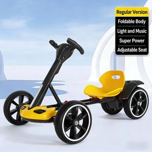 Go-Kart Elettrico per Bambini a 4 Ruote, Auto Giocattolo Ricaricabile con Batteria 12V, Pieghevole e Portatile per Bambini da <span class=keywords><strong>2</strong></span> a 4 Anni, in Plastica - Product Image 3
