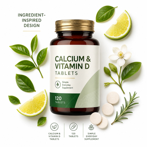 Complément alimentaire Calcium Vitamine D3 pour adultes, améliore la densité osseuse - Product Image 5