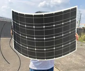 Semiflexible linh hoạt Tấm pin mặt trời 400W 100W bán linh hoạt Bảng điều khiển năng lượng mặt trời để sử dụng nhà