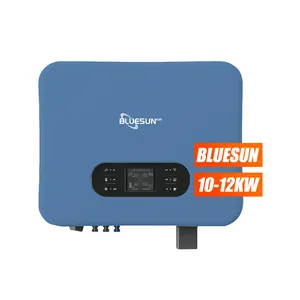 Bluesun Hybride Zonne-Energie Omvormer 5kw 10kw 12kw Hoogspanning Drie Fase Zuivere Sinus Off Grid Zonne-Omvormers