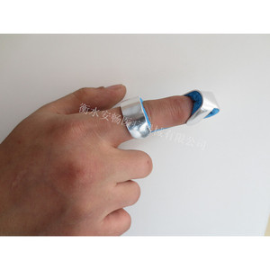 Attelle de doigt Anchang F-Type SML en aluminium et éponge, support orthopédique de fixation pour la main - Product Image 3