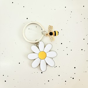 Creative Stylish Flower Keychain Car <b>Key</b> <b>Ring</b> Female <b>Bag</b> Charm Pendant Fashion Tassel Keyring Four Leaf Clover <b>Key</b> Chains Metal - Product Image 5