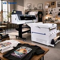 Impresora DTF Digital de Cama Plana de Doble Cabezal de 60 cm de Alta Eficiencia para Impresión de Prendas y Ropa