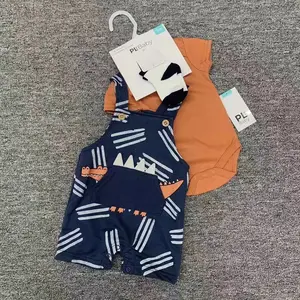 사용자 정의 남여 공용 어린이 아기 소년 와플 반팔 쓰리 피스 후드 운동복 의상 조깅 아기 의류 세트